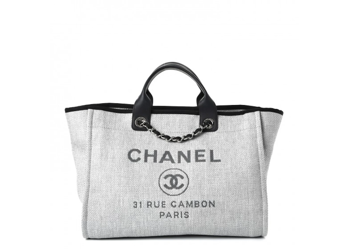 Chanel deauville tote straw Clearance