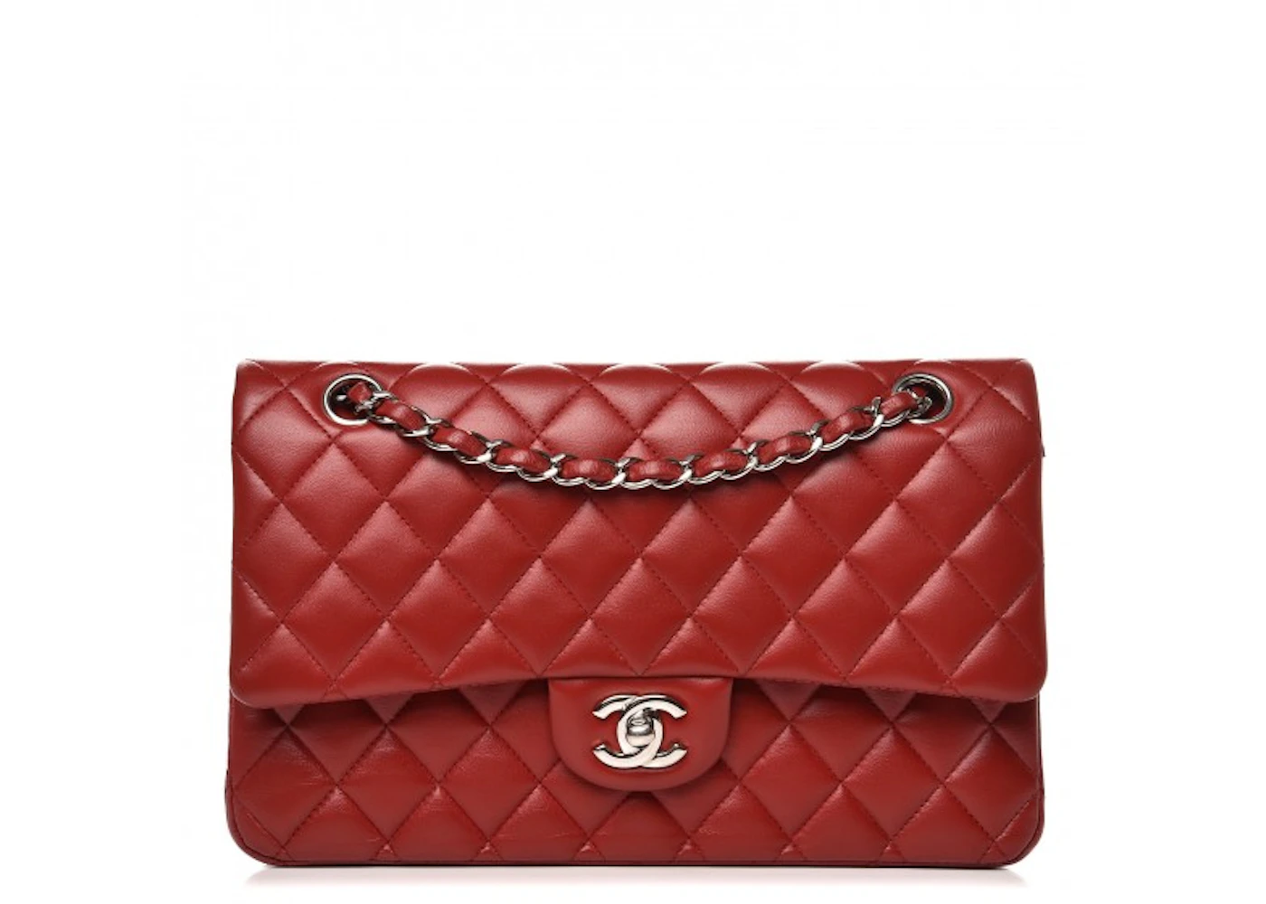 Chanel red lambskin Clearance