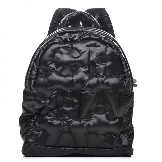 CHANEL Nylon Quilted Coco Cocoon Backpack Black 1330064 | FASHIONPHILE
