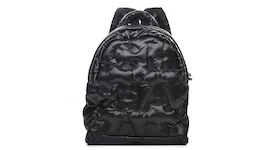 Chanel Doudoune Backpack Embossed Small Black