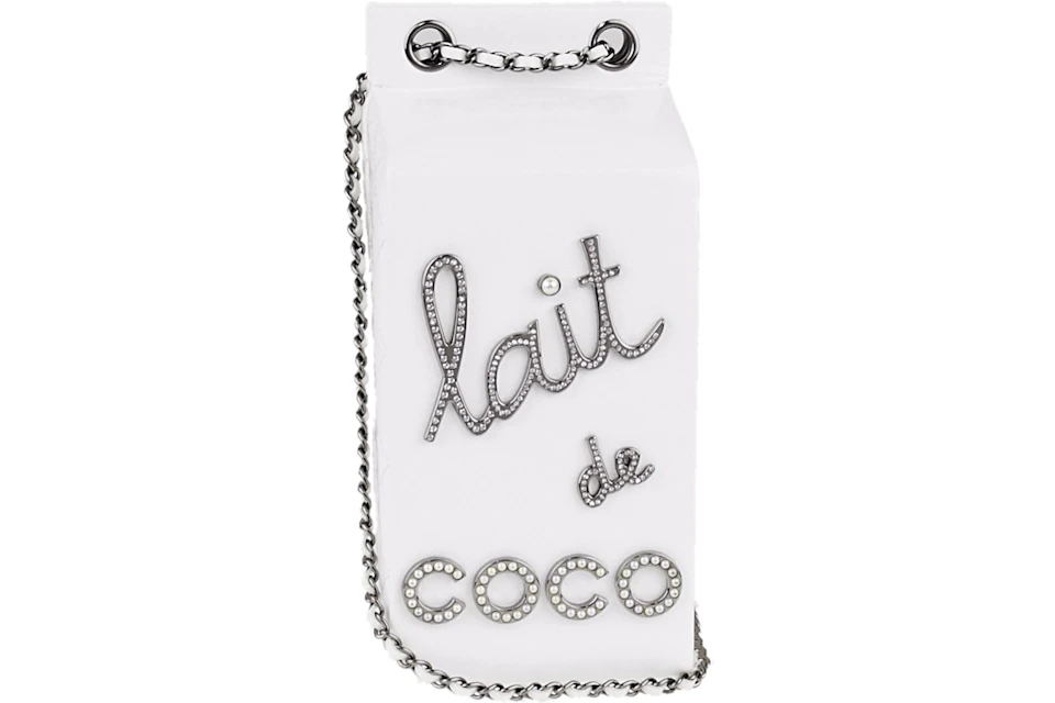 Chanel Evening Bag Lait De Coco White Chanel Evening Bag Lait De Coco White