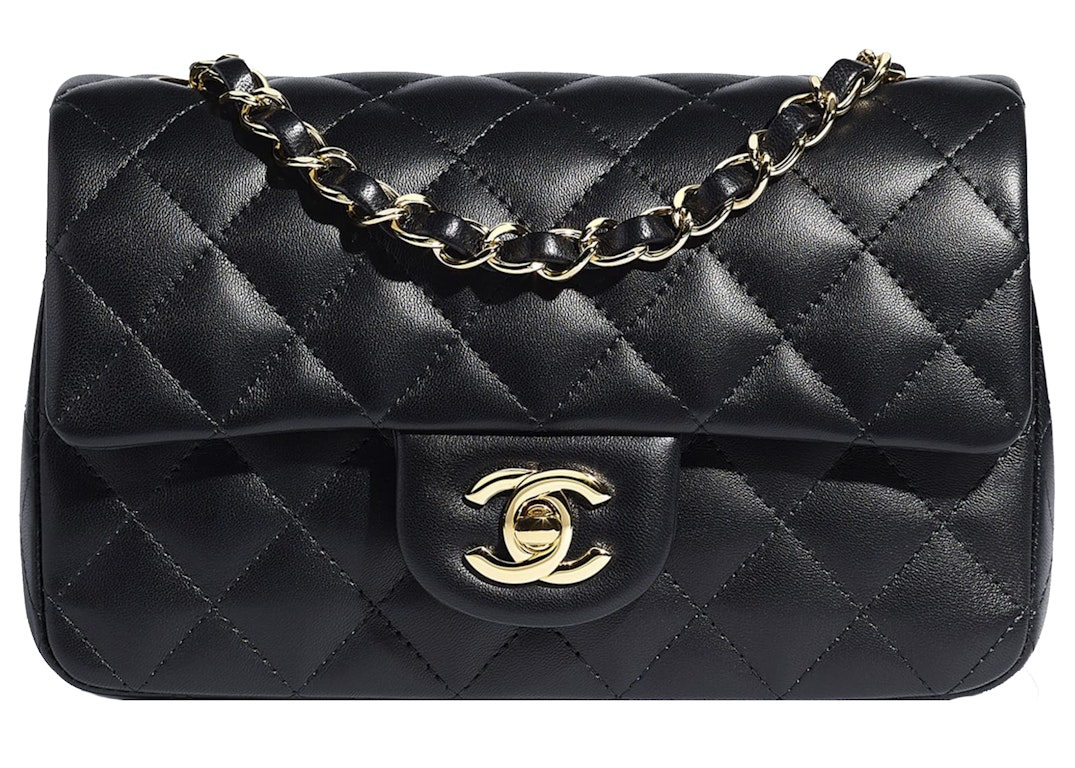 Pre-owned Chanel Flap Bag Mini Black