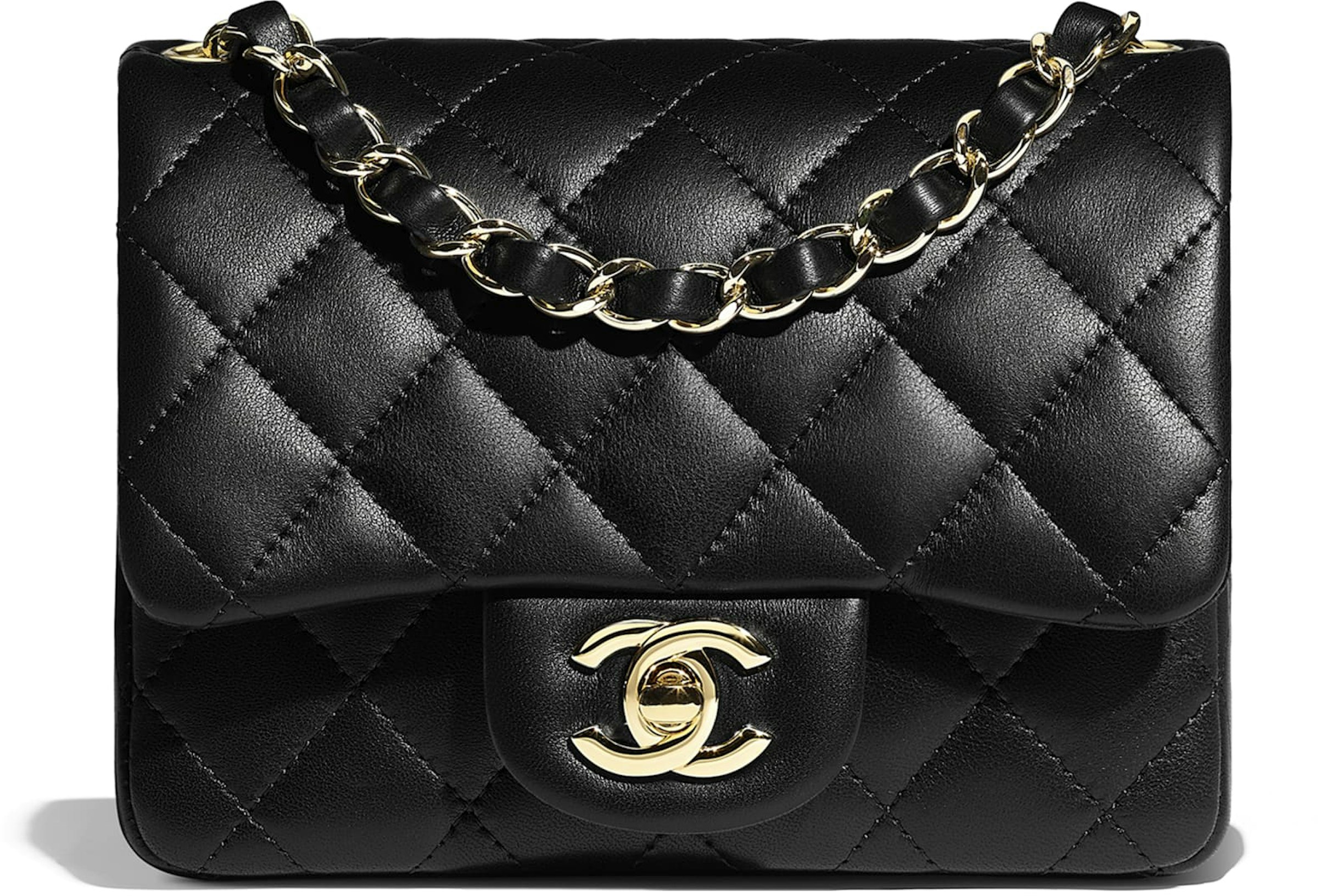 Chanel Hobo Bag with Chunky Chain Strap Large 22S Lambskin Black in  Lambskin Leather with Gold-tone - US
