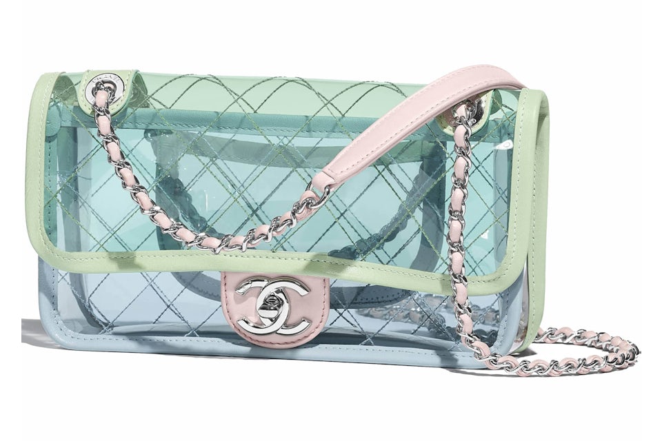 Chanel pink pvc bag Clearance