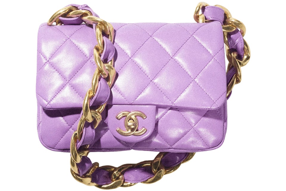 Chanel purple tote Clearance