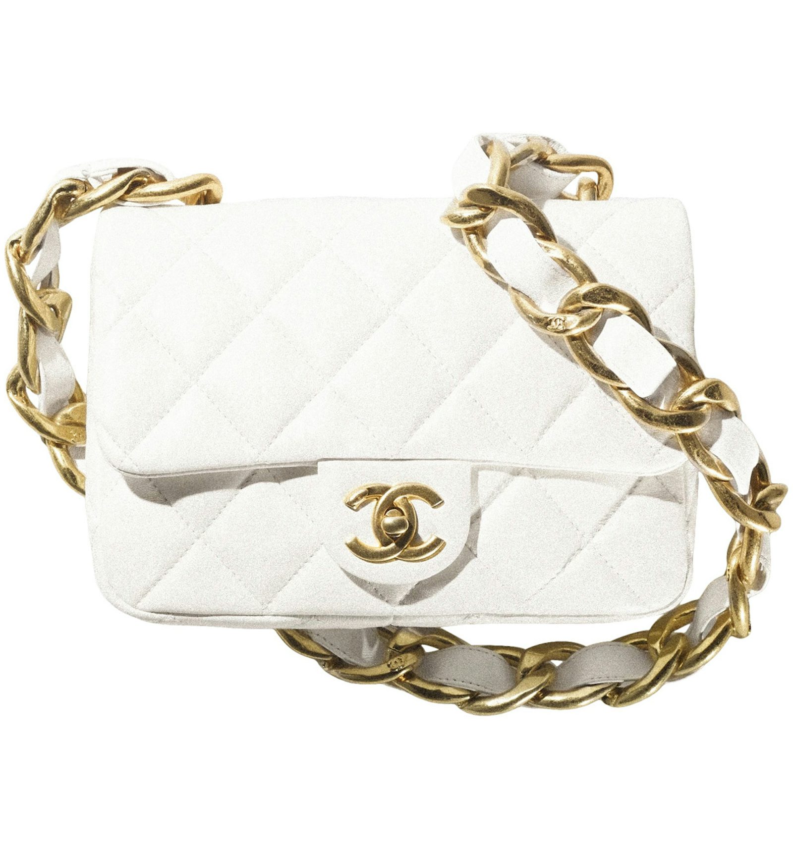 Small chanel white bag Clearance