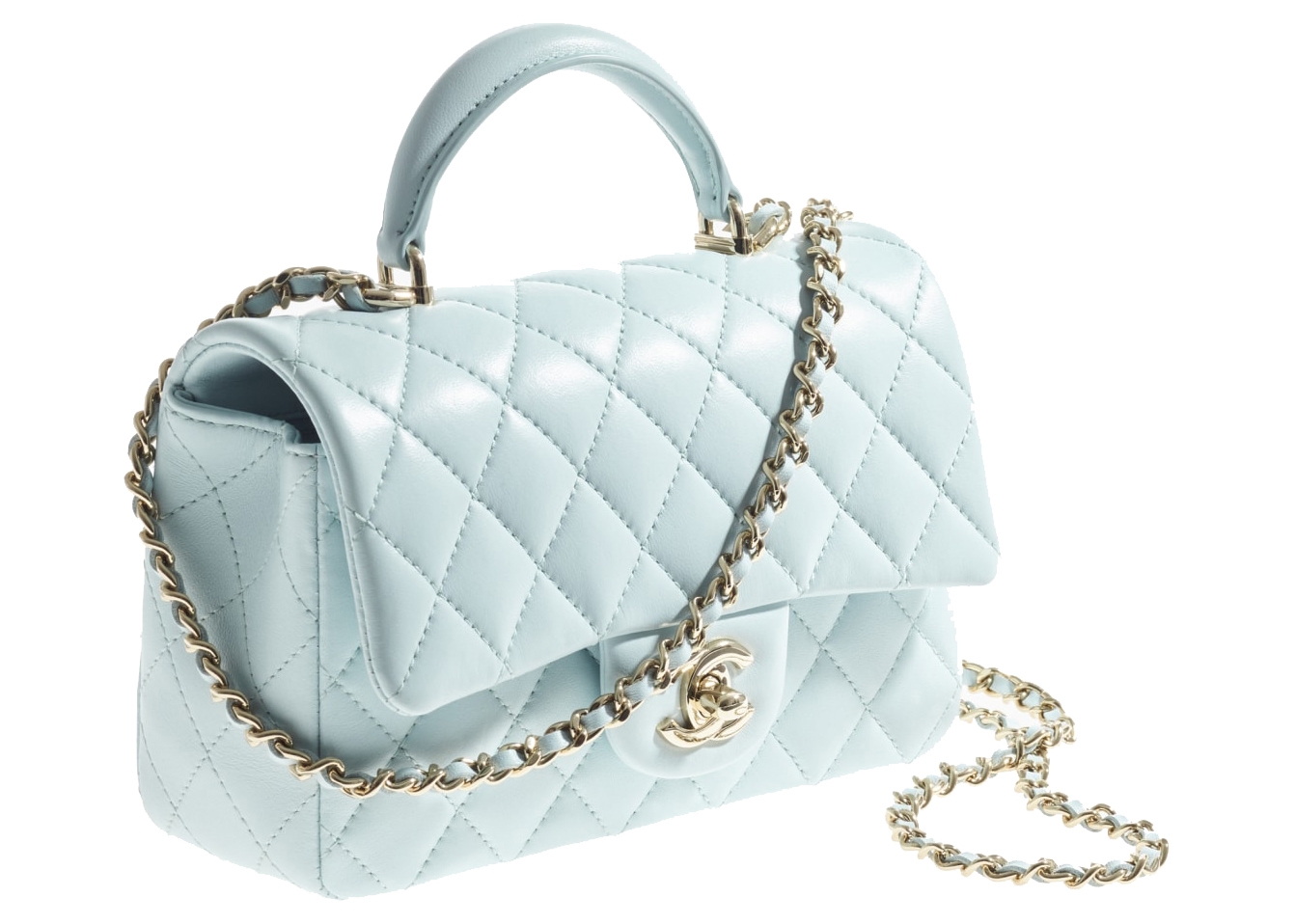 Shop CHANEL Classic CHANEL ☆Flap bag with top handle ☆A92236 ...