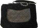 Chanel Pharrell Flap Bag Quilted Suede XXL Yellow