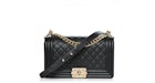 Chanel Boy Flap Diamond Quilted Medium Black