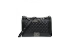 Chanel Boy Flap Quilted New Medium Black