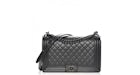 Chanel Boy Flap Quilted Diamond New Medium Black