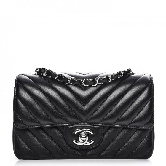 Chanel Black Leather Camelia Flap Bag Chanel  TLC