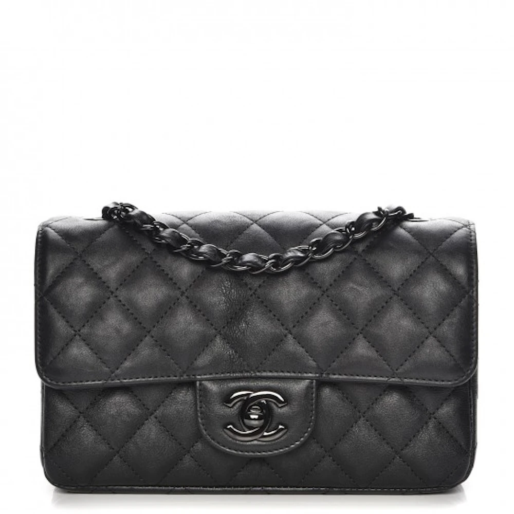 Chanel CC Small Quilted Suede Crossbody in Black LHLXZXDE 144020000484