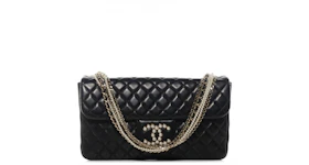 Chanel Flap Westminister Pearl Quilted Medium Black