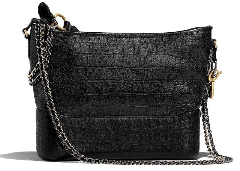 Chanel gabrielle sale bag crocodile