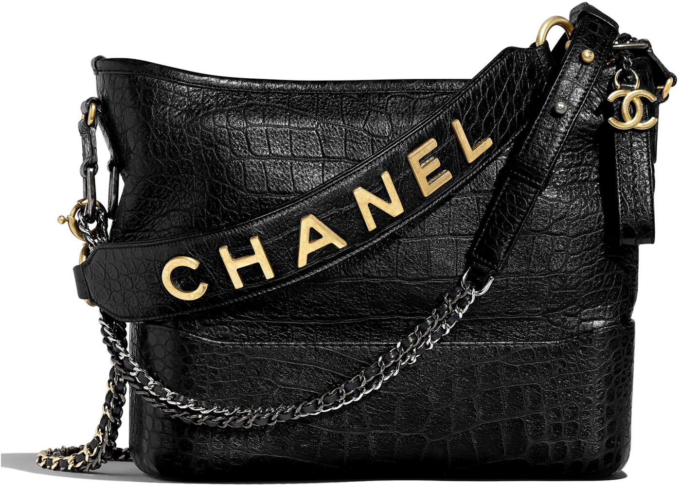 Chanel gabrielle bag crocodile Clearance