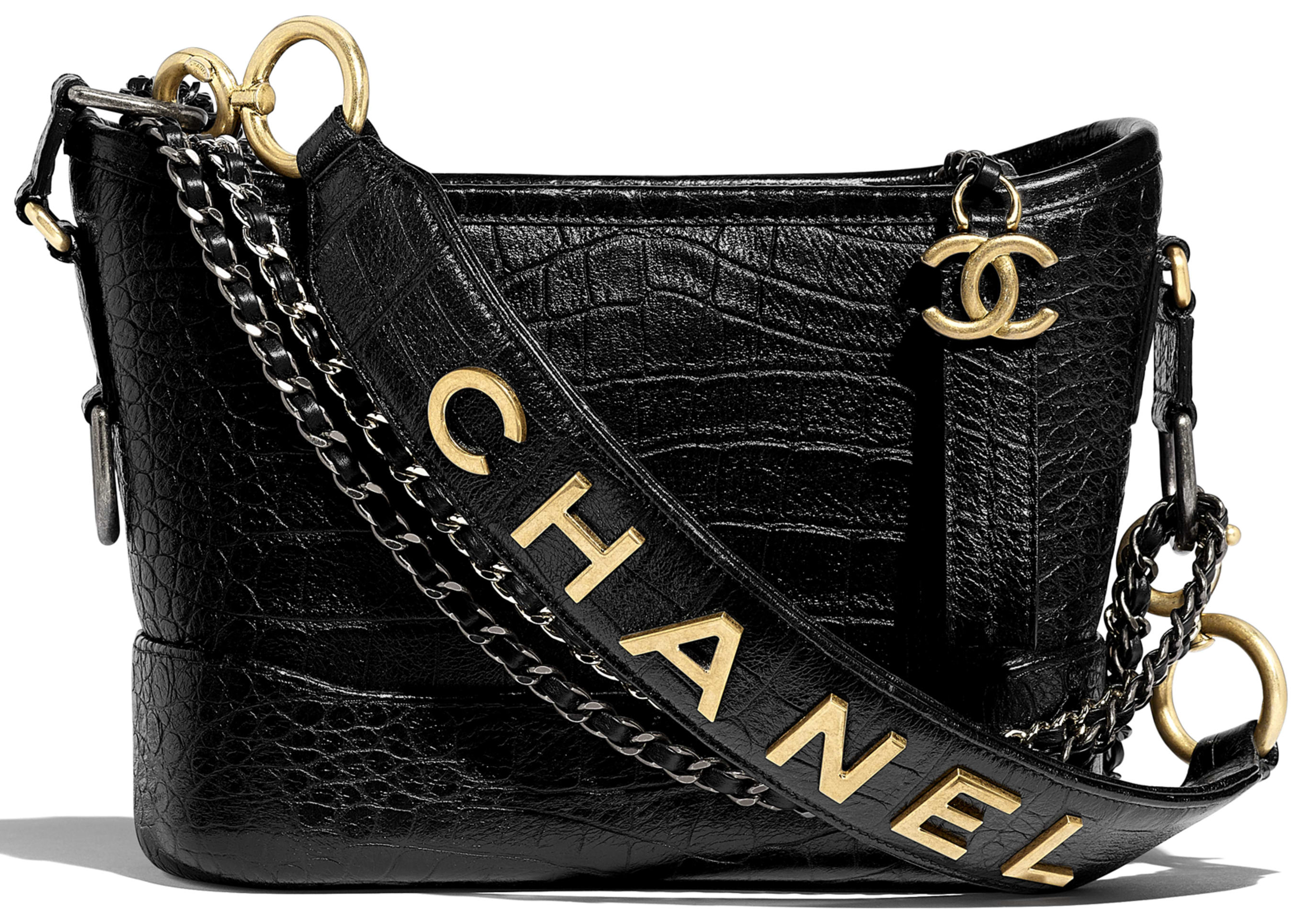 Túi Chanel Gabrielle Small Da Calfskin Màu Hồng Khóa Vàng