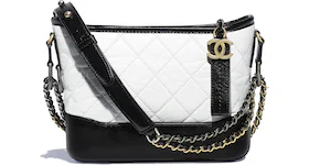 Chanel Gabrielle Hobo Bag Small Black/White