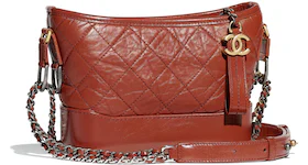 Chanel Gabrielle Hobo Bag Small Rust