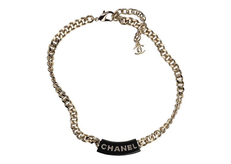 Chanel necklace gold on sale price