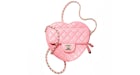 Chanel Heart Bag 22S Coral Pink Lambskin