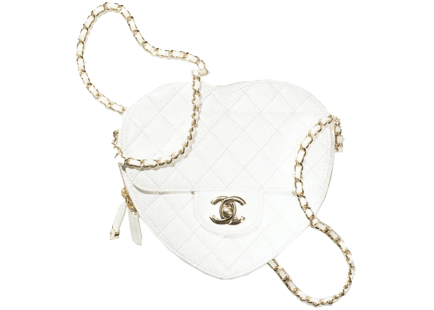 heart shaped chanel purse