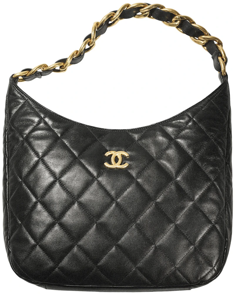 Chanel Flap Bag with Chunky Chain Strap Small 22S Lambskin Purple in  Lambskin Leather with Gold-tone - US
