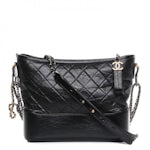 Chanel Black & Blue Quilted Aged Calfskin Large Gabrielle Hobo, myGemma, SG