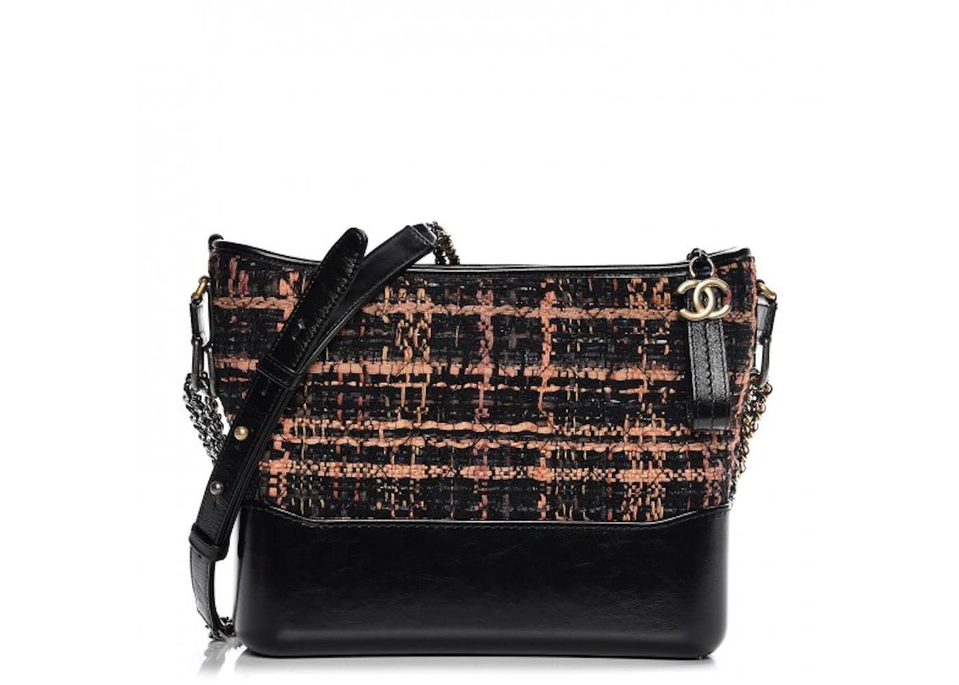 Chanel Gabrielle Hobo Bag Gabrielle Medium Black/Orange in