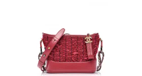 Chanel Gabrielle Hobo Bag Diamond Stitched Small Pink