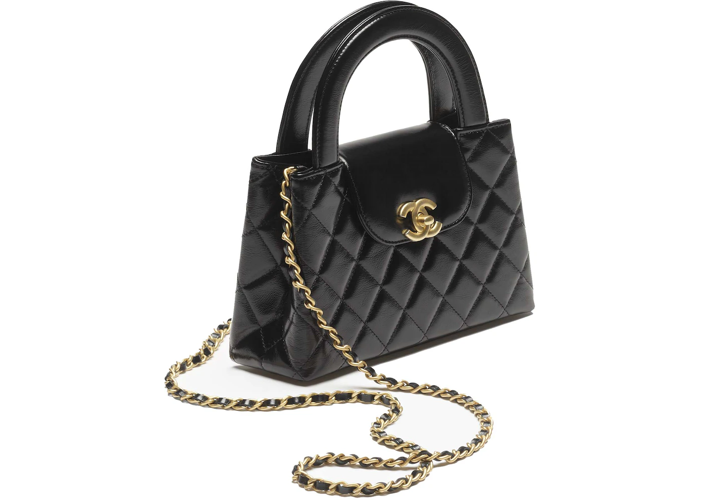 Chanel Small Kelly Shopper Pink Shiny Aged Calfskin Brushed Gold Hardw –  Madison Avenue Couture