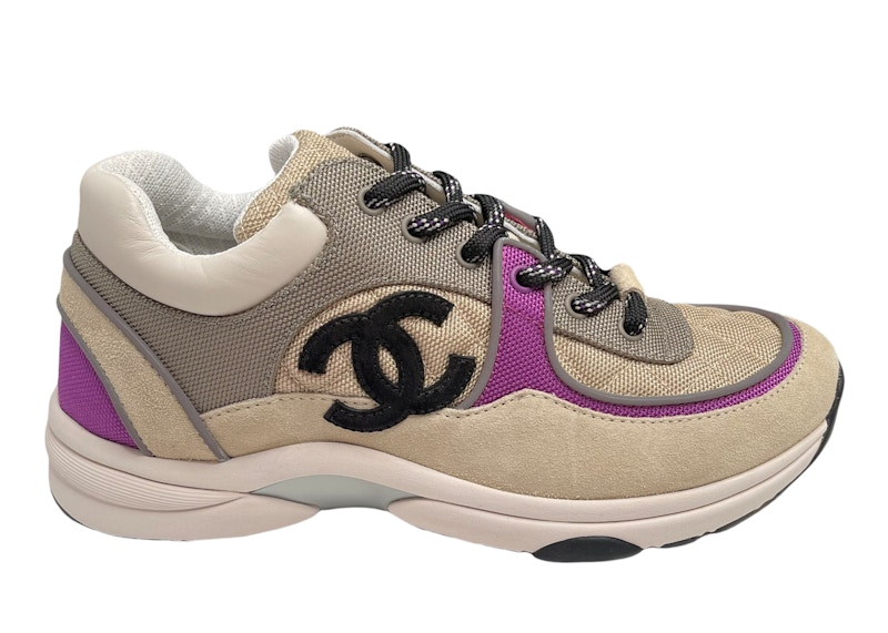 chanel sneakers beige