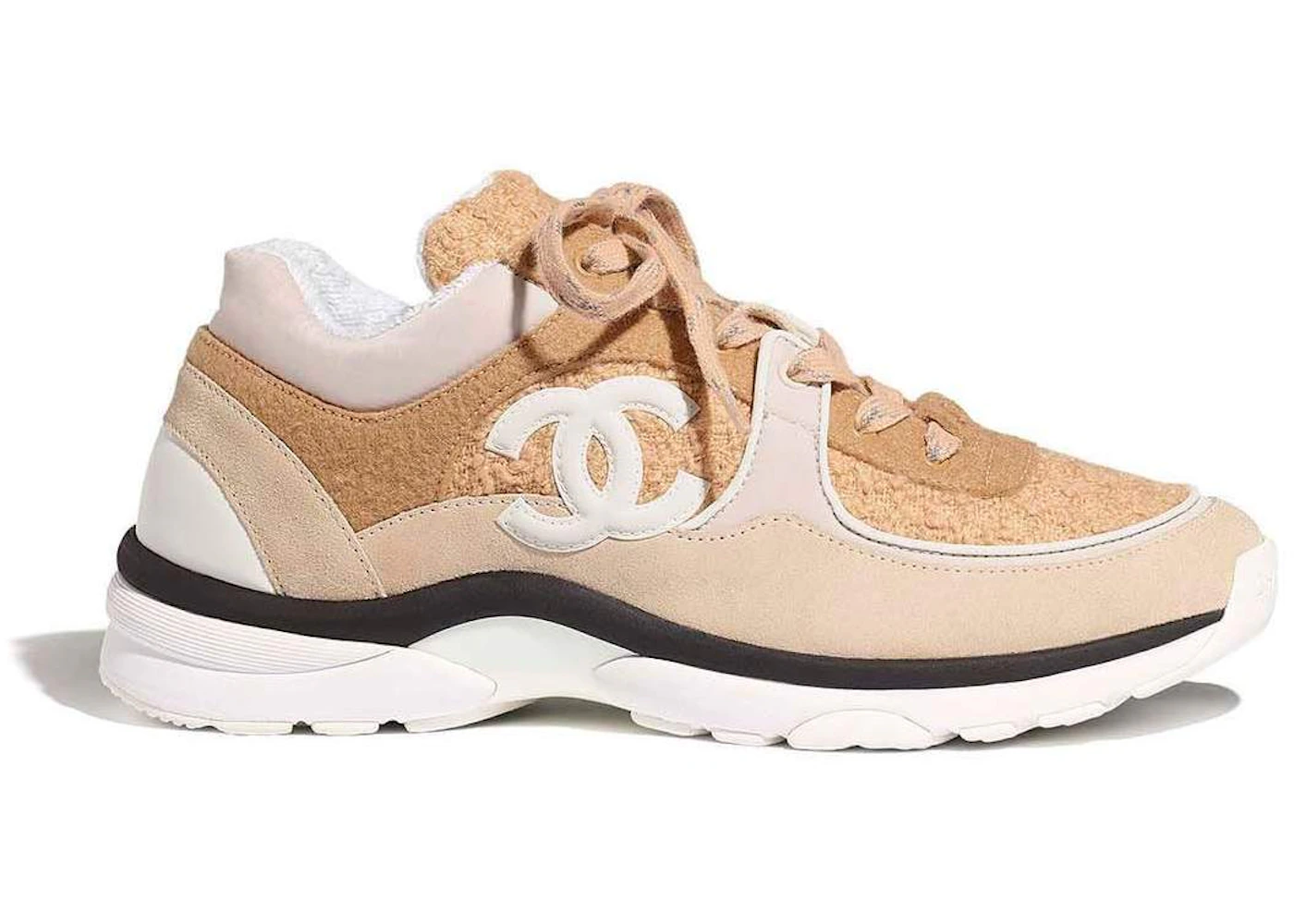 Chanel Low Top CC Coated Canvas Tennis Sneakers CC-1104P-0015