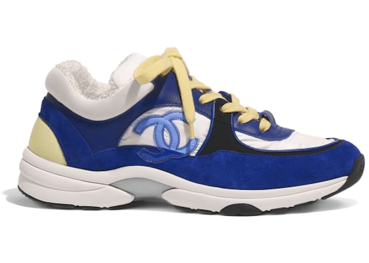 Yellow and white chanel sneakers Clearance