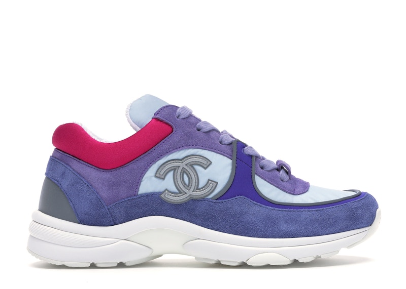 chanel trainers purple