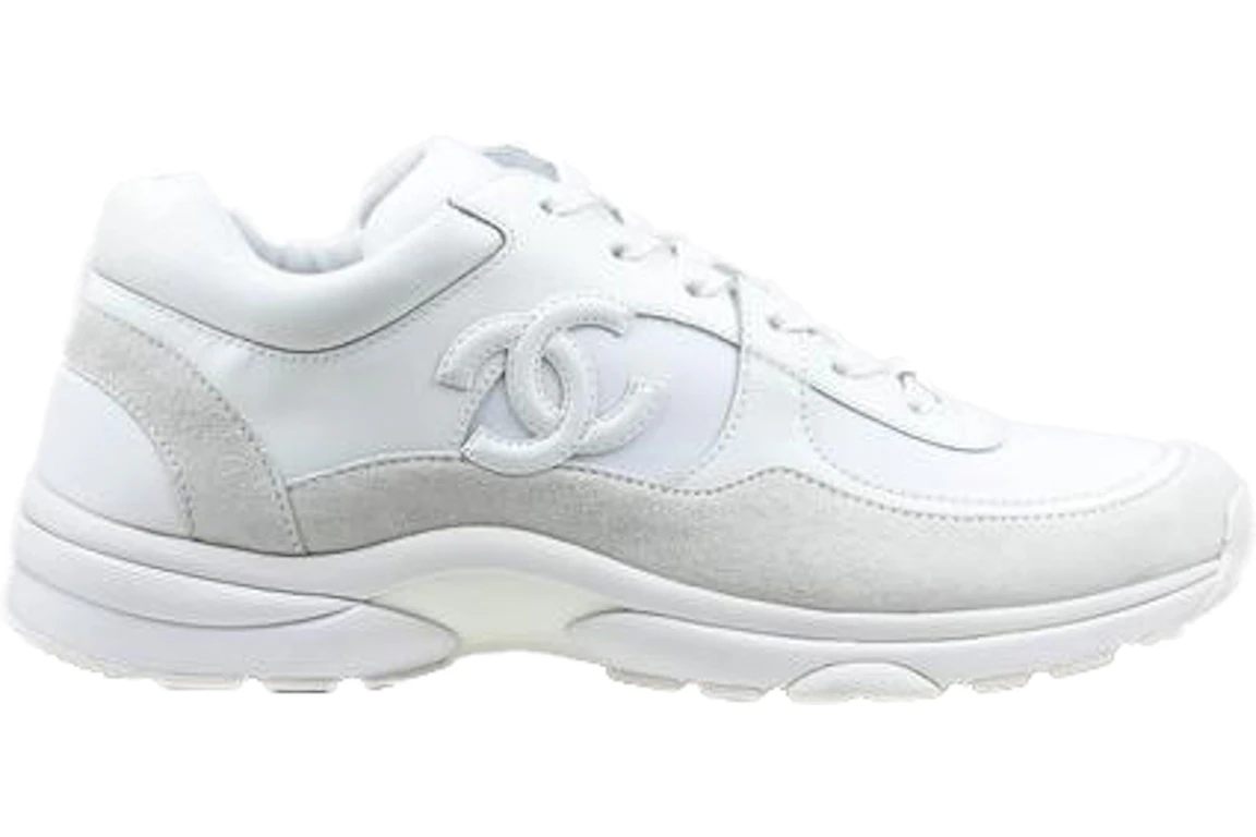 Chanel Low Top Trainer CC Triple White