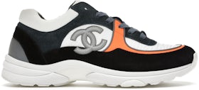 Chanel Low Top Trainer CC White Orange Men's - Sneakers - US