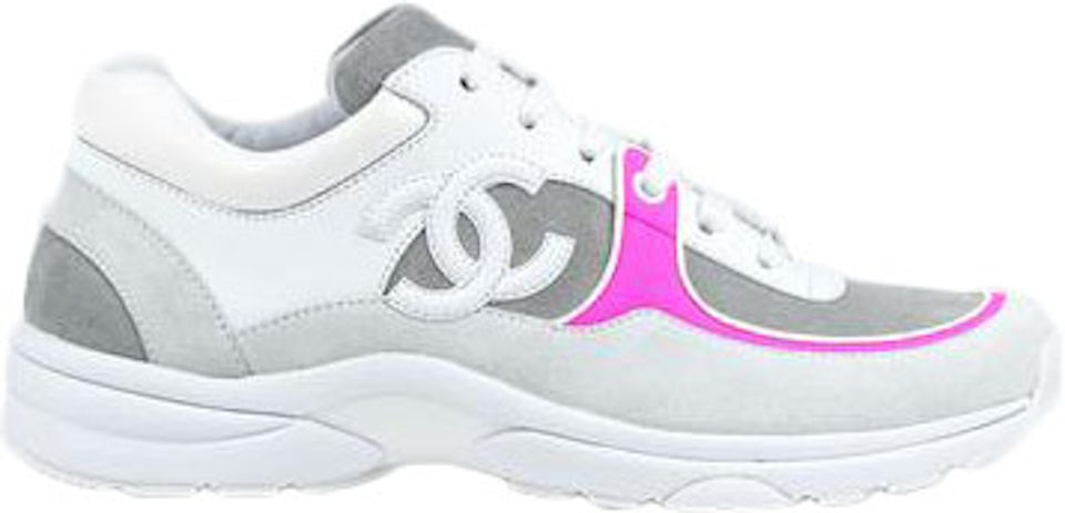 Chanel Low Top Trainer CC White Pink Men's - G38746 - US