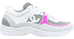 Chanel Low Top Trainer CC White Pink