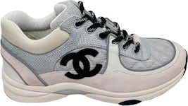 Chanel Low Top Trainer Suede White Black (Women's)