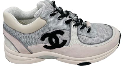 Chanel Low Top Trainer CC Triple White Men's - Sneakers - US