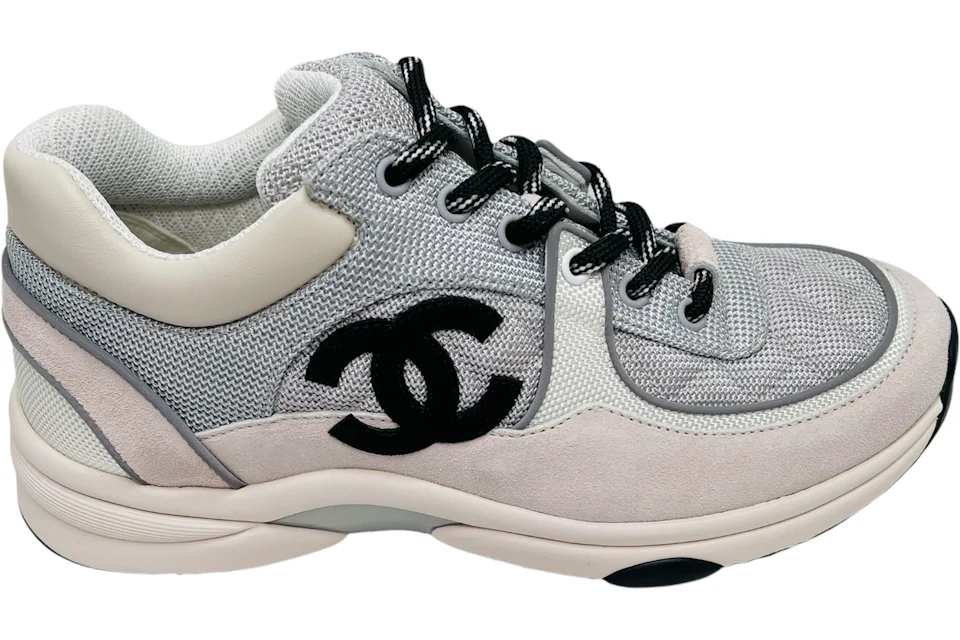 Chanel Low Top Trainer Gray White