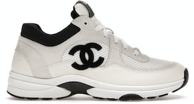 chanel low top trainer cc grey