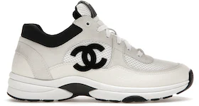 Chanel Low Top Trainer Suede White Black (Women's)