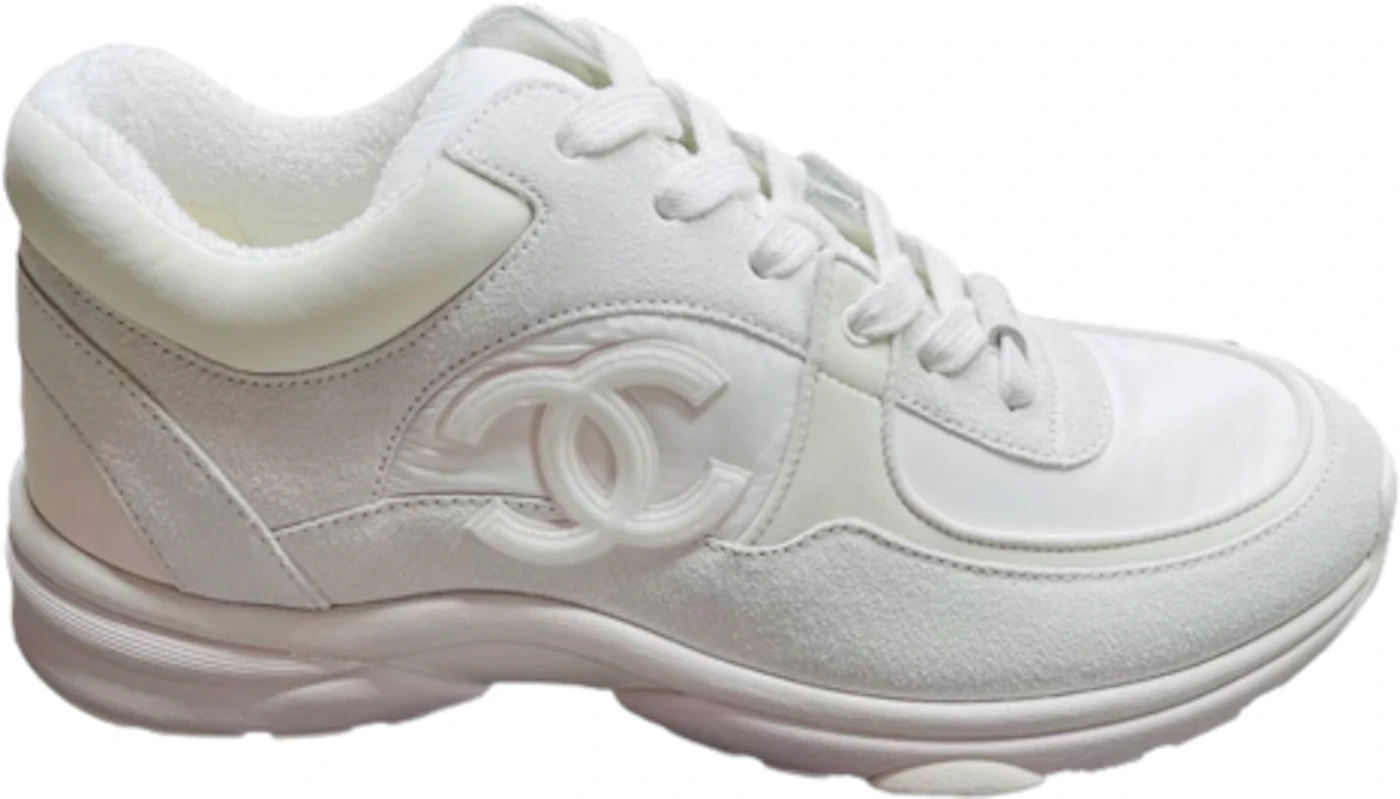 Trainers Chanel White size 37 EU in Suede - 35904415