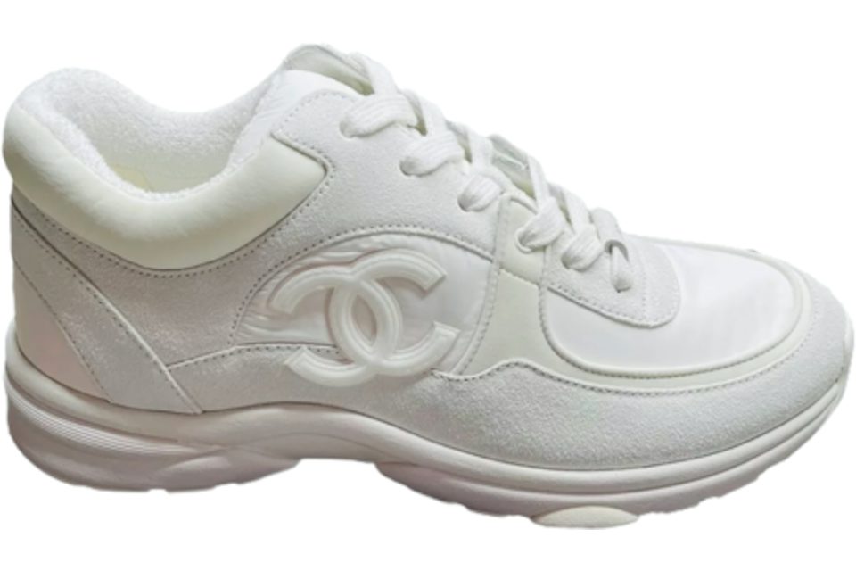 women white chanel sneakers