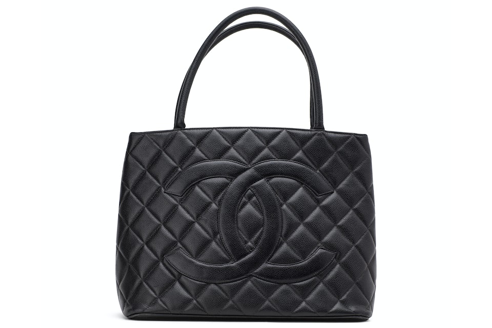 chanel pink medallion tote