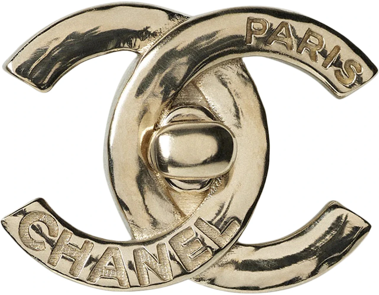 Chanel Resin Anchor Brooch - Gold-Tone Metal Pin, Brooches - CHA439986