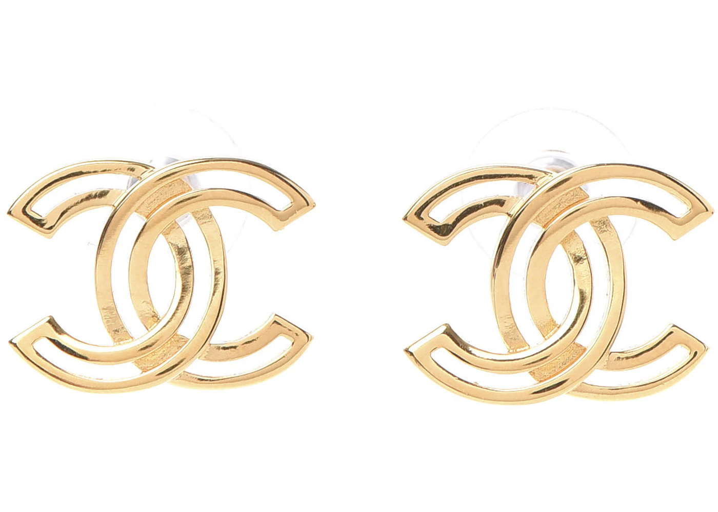 Cc earrings Chanel Gold in Metal - 31380336