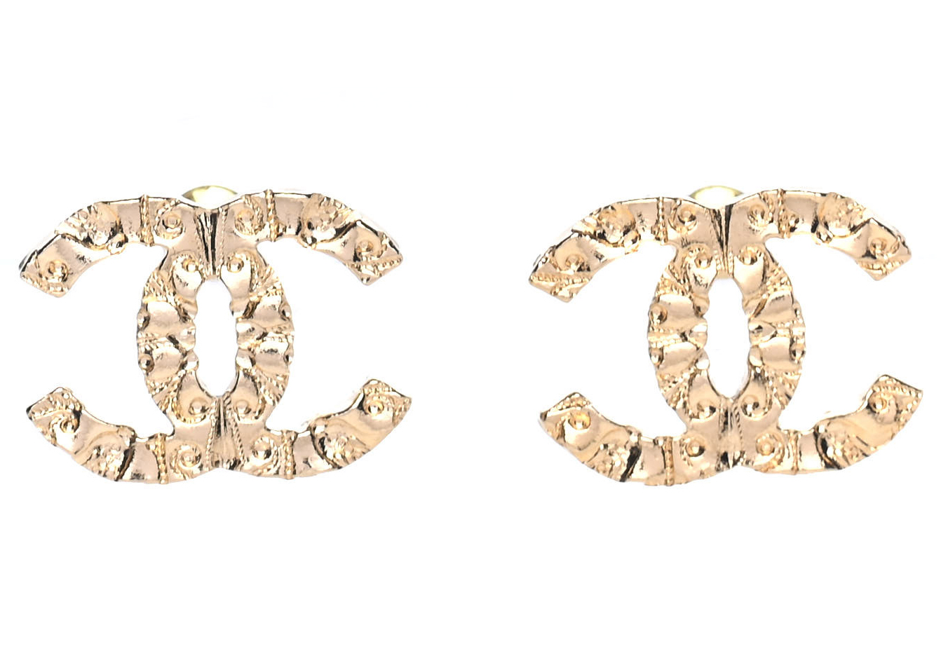 Chanel Comete Rock Crystal Diamond Stud Earrings  Opulent Jewelers